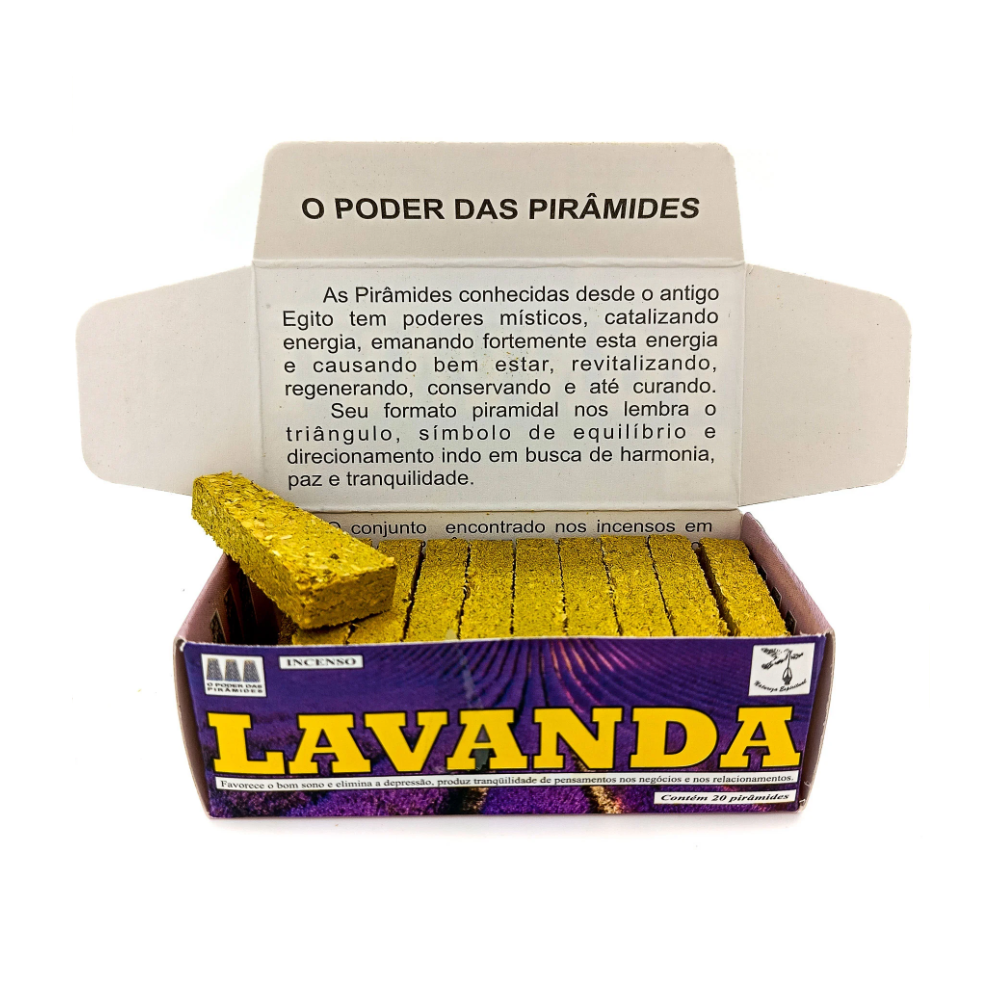 Incenso Defumador Tablete Cx C/ 20Un Lavanda - Imagem 2