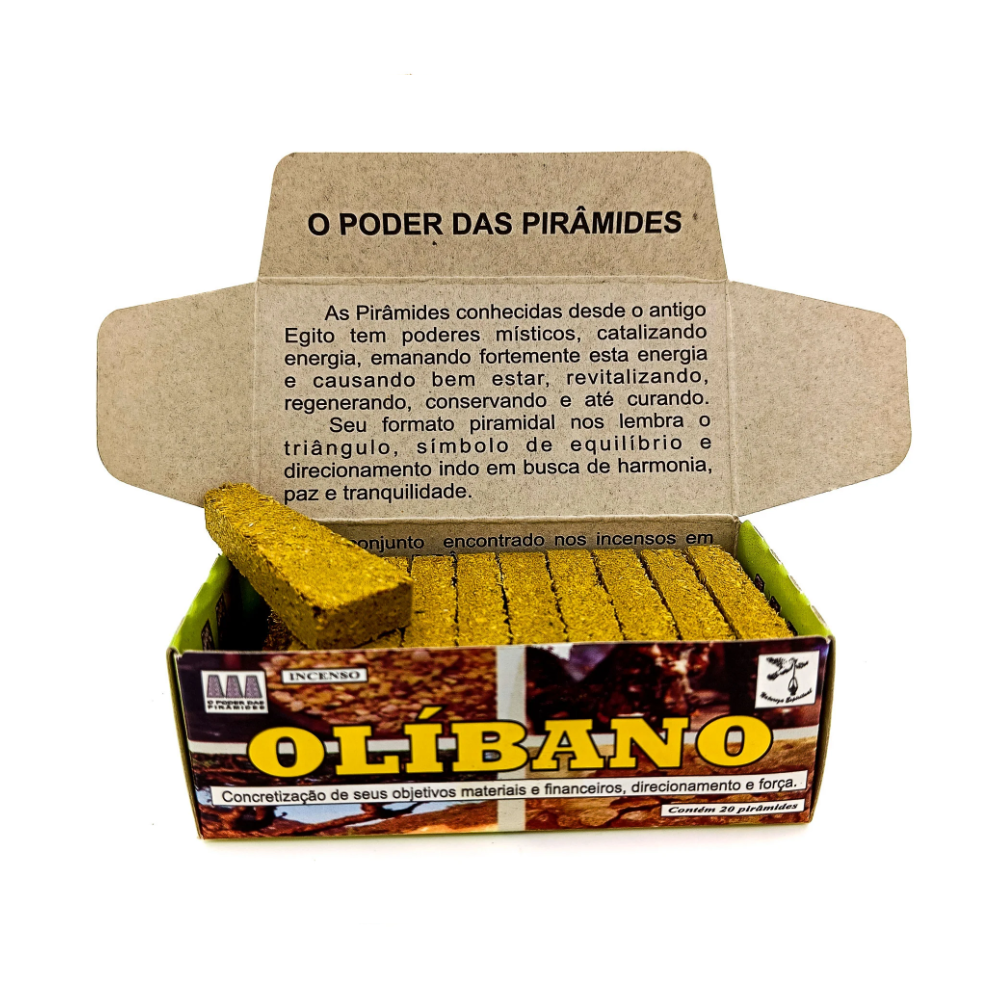 Incenso Defumador Tablete Cx C/ 20Un Olibano - Imagem 2