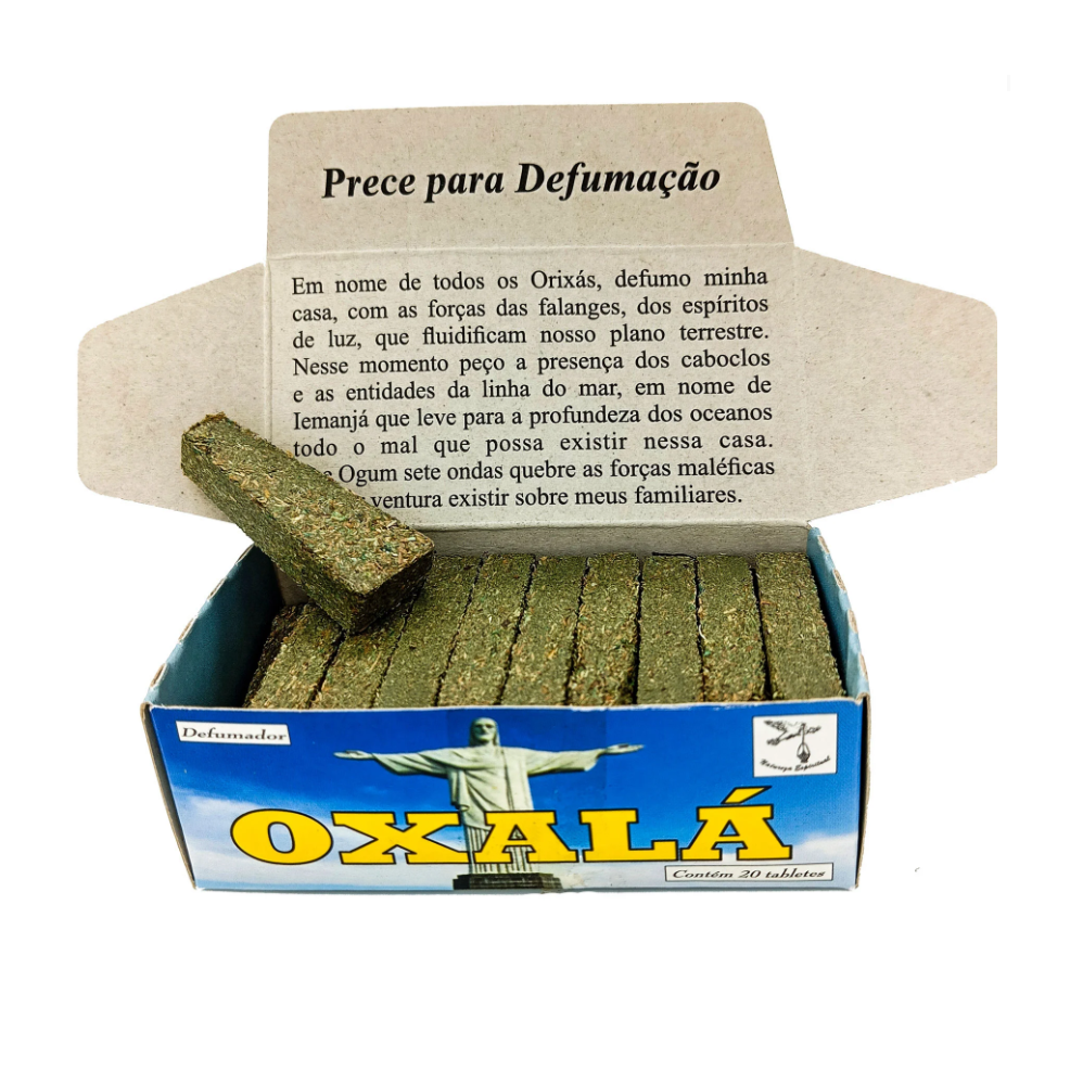 Incenso Defumador Tablete Cx C/ 20Un Oxalá - Imagem 2