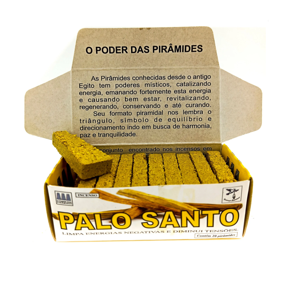 Incenso Defumador Tablete Cx C/ 20Un Palo Santo - Imagem 2
