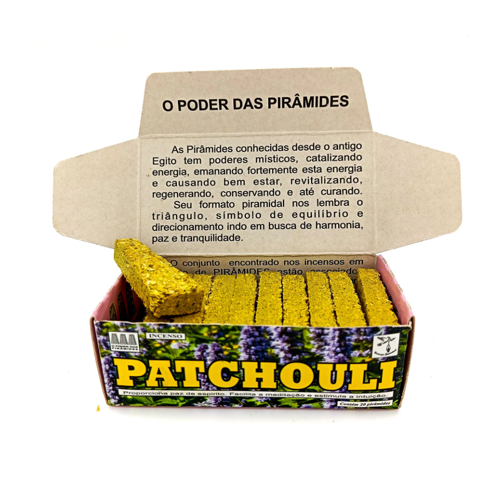 Incenso Defumador Tablete Cx C/ 20Un Patchouli - Imagem 2