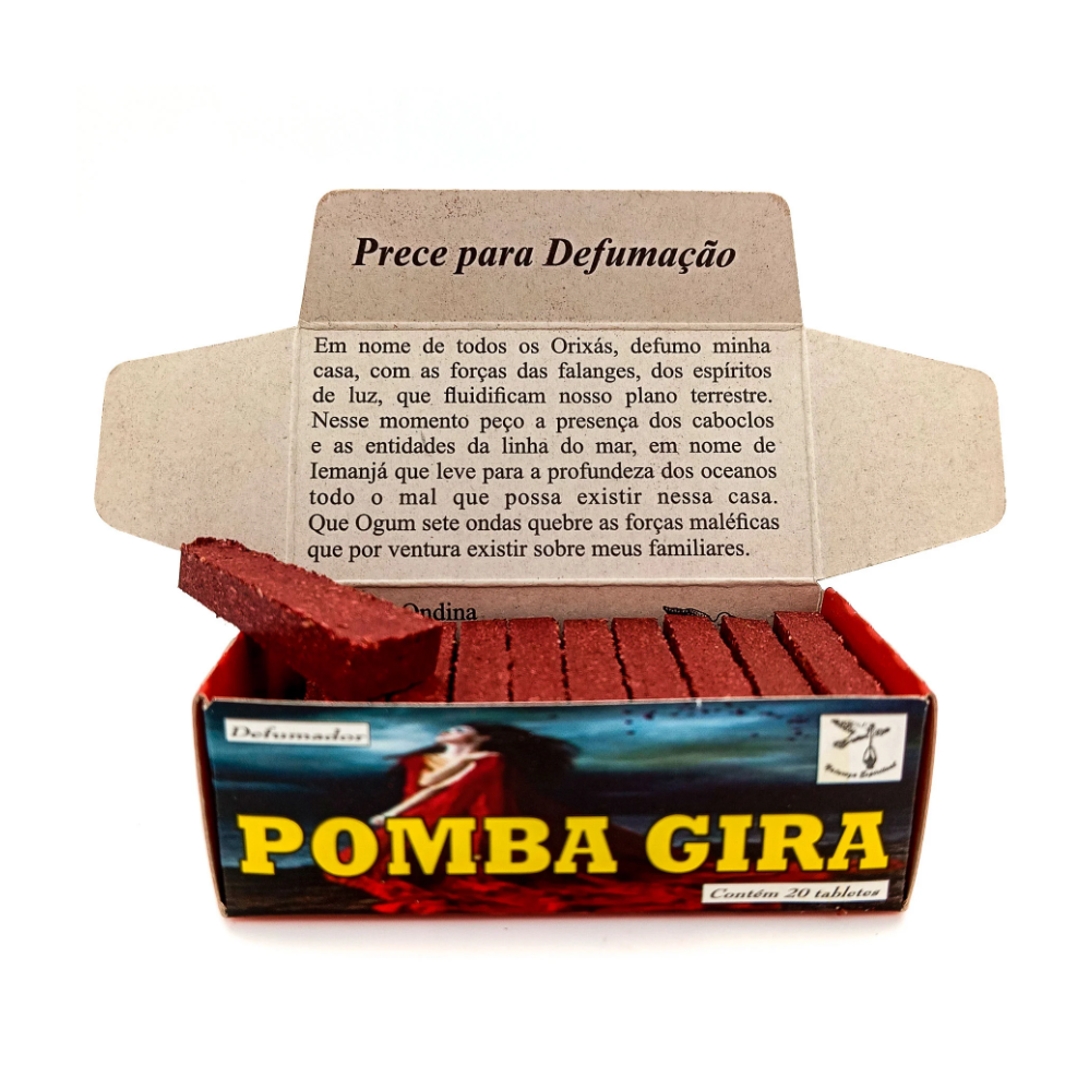 Incenso Defumador Tablete Cx C/ 20Un Pombagira - Imagem 2