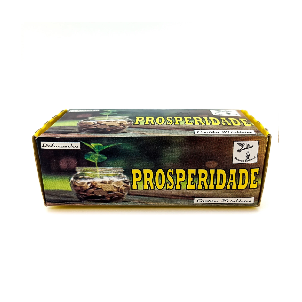 Incenso Defumador Tablete Cx C/ 20Un Prosperidade