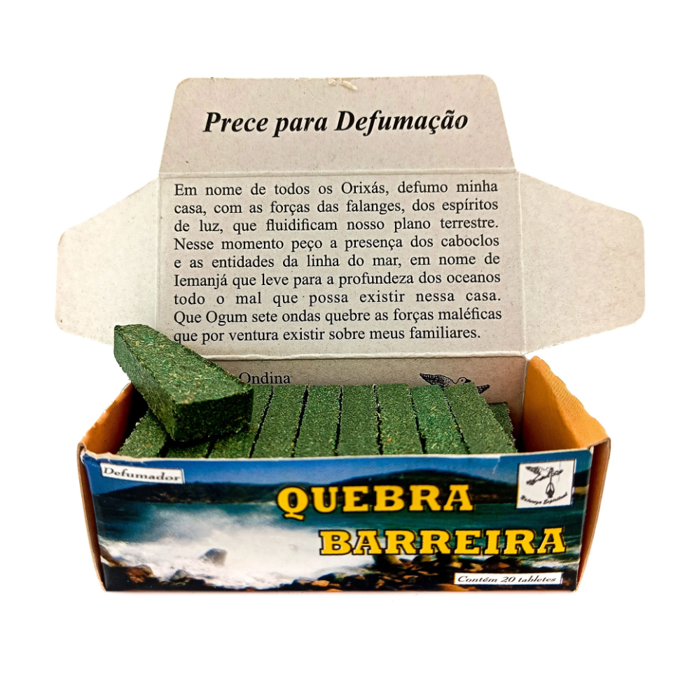 Incenso Defumador Tablete Cx C/ 20Un Quebra Barreira - Imagem 2