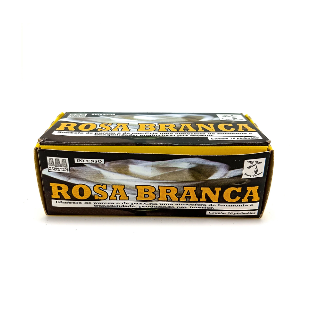 Incenso Defumador Tablete Cx C/ 20Un Rosa Branca