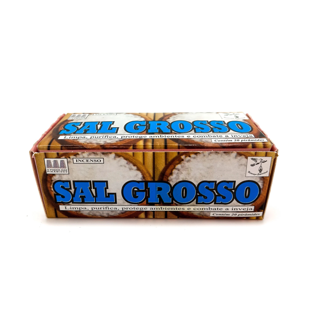 Incenso Defumador Tablete Cx C/ 20Un Sal Grosso