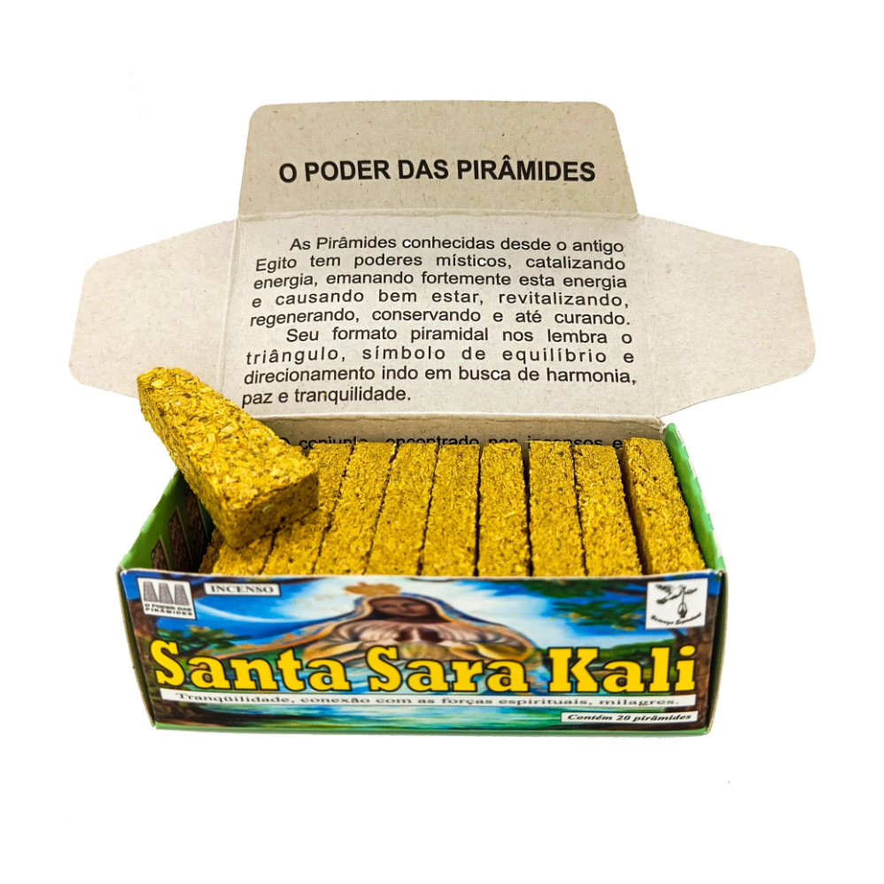 Incenso Defumador Tablete Cx C/ 20Un Santa Sara Kali - Imagem 2