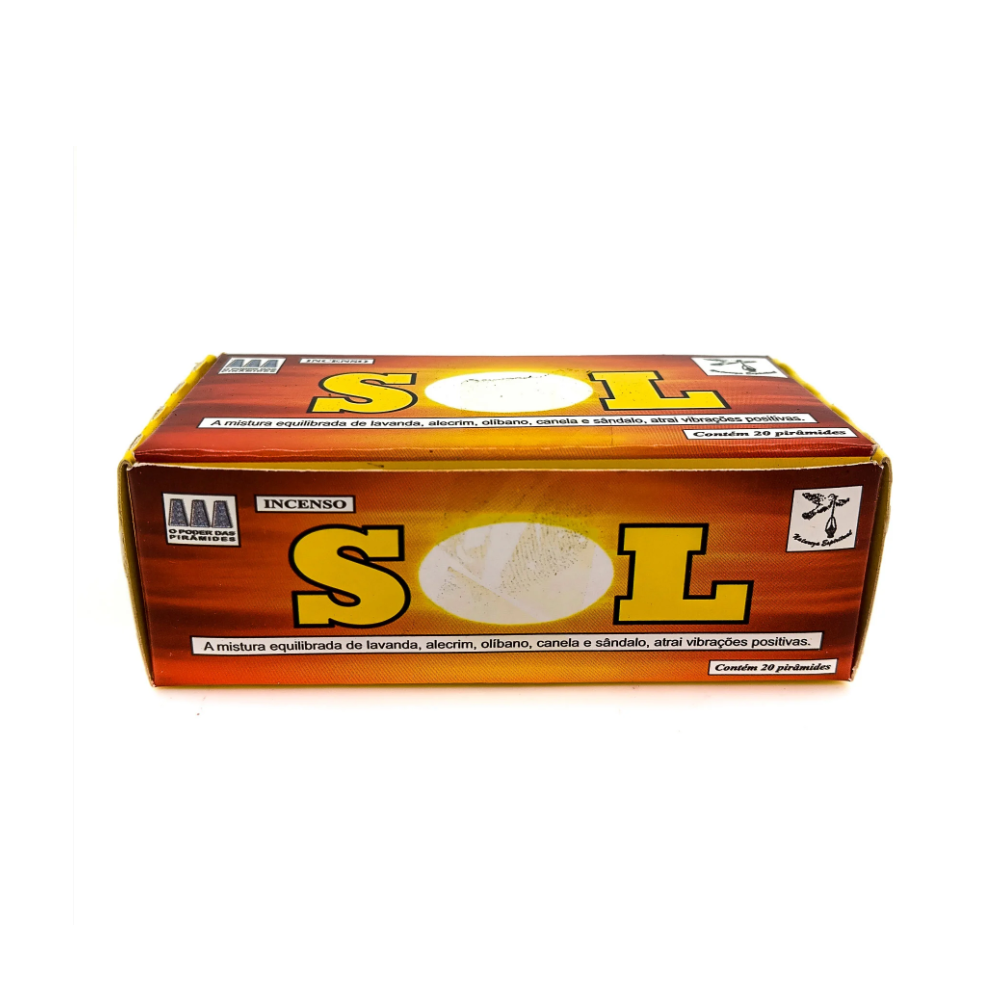 Incenso Defumador Tablete Cx C/ 20Un Sol