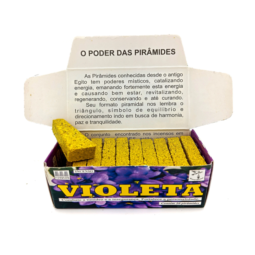 Incenso Defumador Tablete Cx C/ 20Un Violeta - Imagem 2