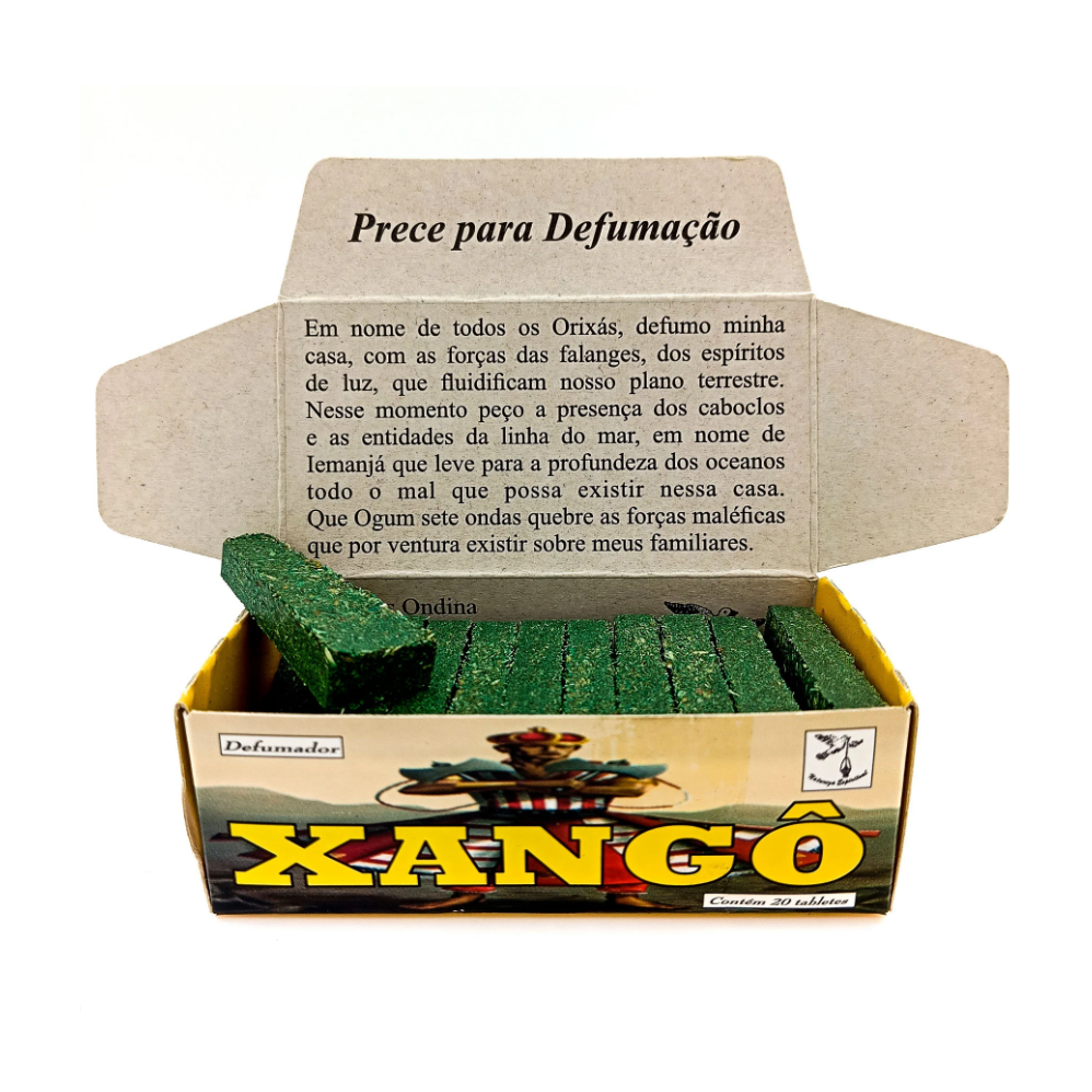 Incenso Defumador Tablete Cx C/ 20Un Xangô - Imagem 2