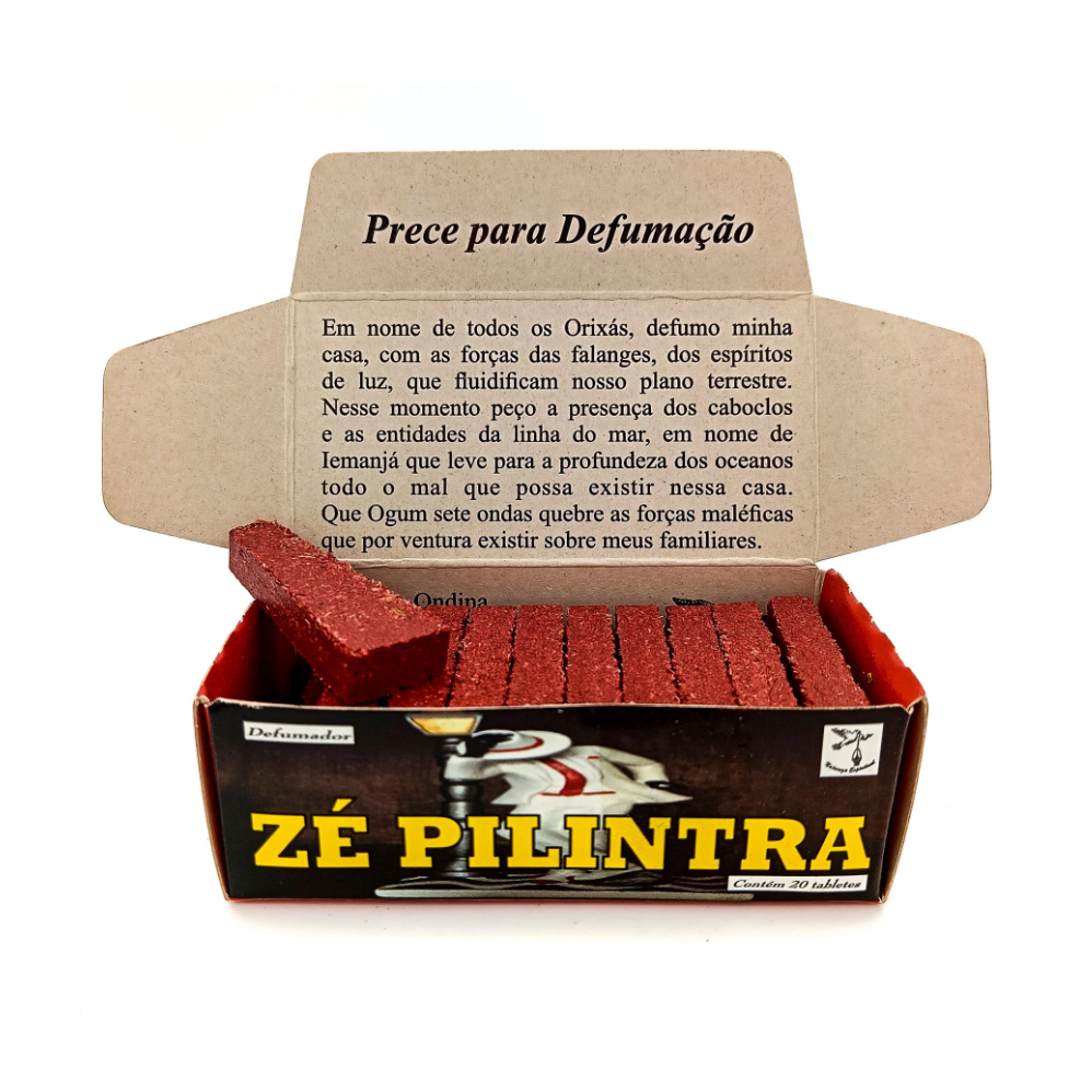Incenso Defumador Tablete Cx C/ 20Un Zé Pelintra - Imagem 2