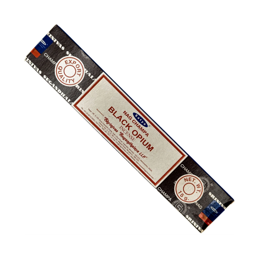 Incenso Indiano Satya Importado Nag Champa Black Opium