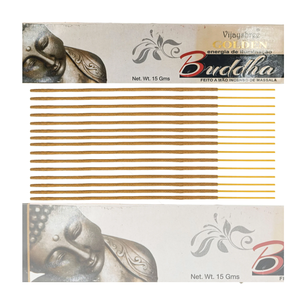 Incenso Massala Gold Bhuda Buddha Energia Da Iluminação - Imagem 2