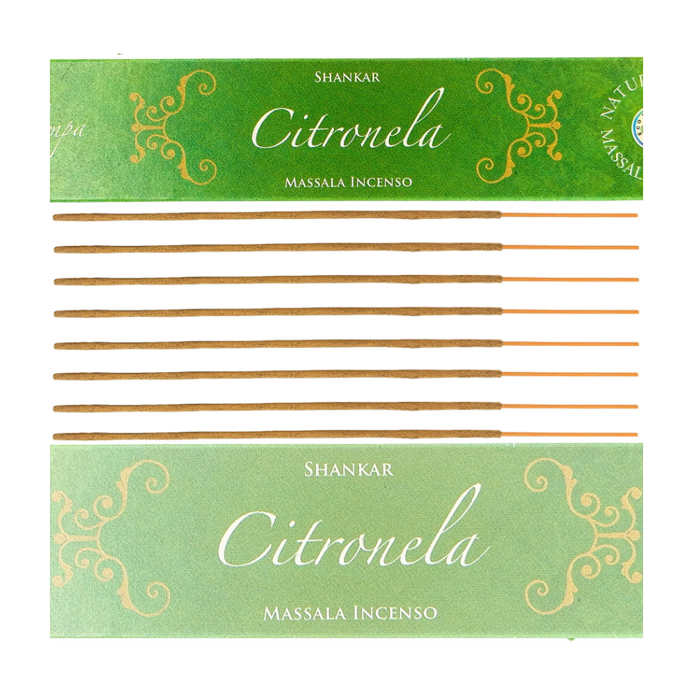 Incenso Massala Shankar Natural Nag Champa Series Citronela - Imagem 2