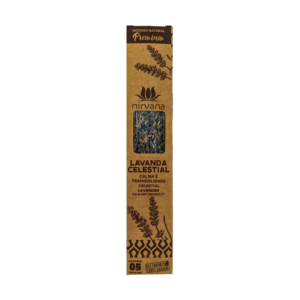 Incenso Natural Nirvana Premium Lavanda Celeste Calmante