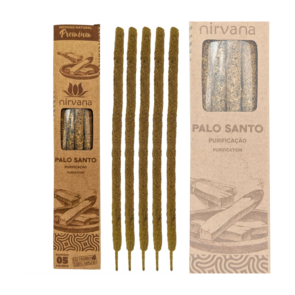 Incenso Natural Nirvana Premium Palo Santo Purificador - Imagem 2