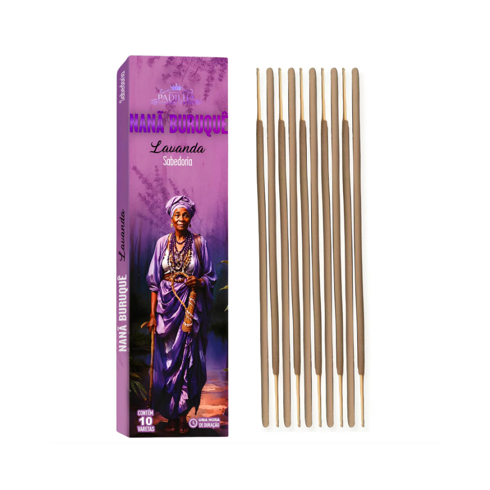 Incenso Premium 10 Varetas Nanã Lavanda - Imagem 2