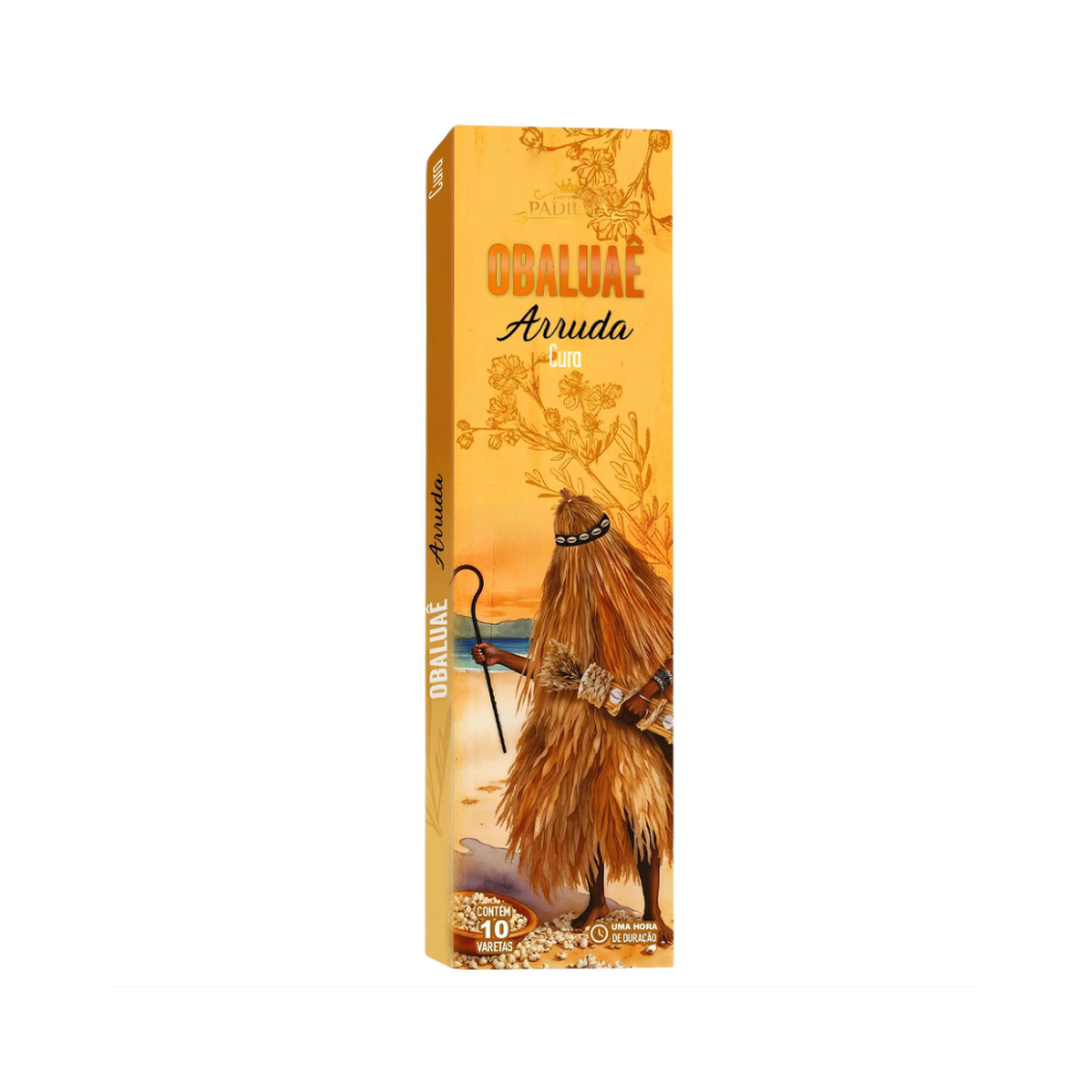 Incenso Premium 10 Varetas Obaluaê Arruda