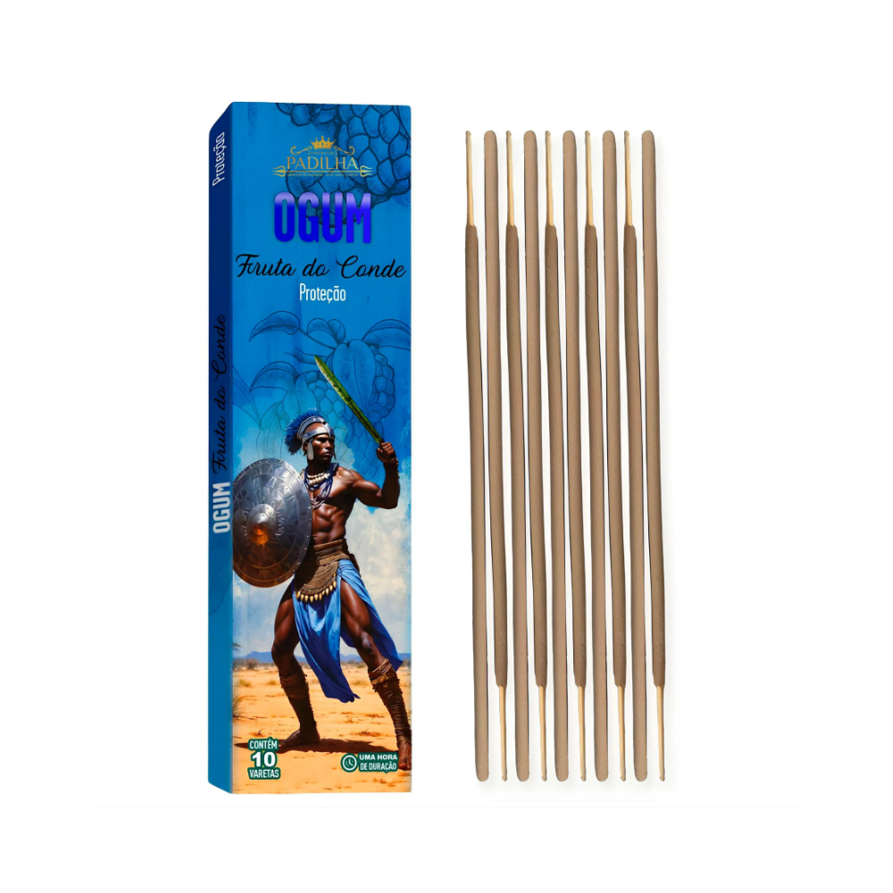 Incenso Premium 10 Varetas Ogum Fruta do Conde - Imagem 2