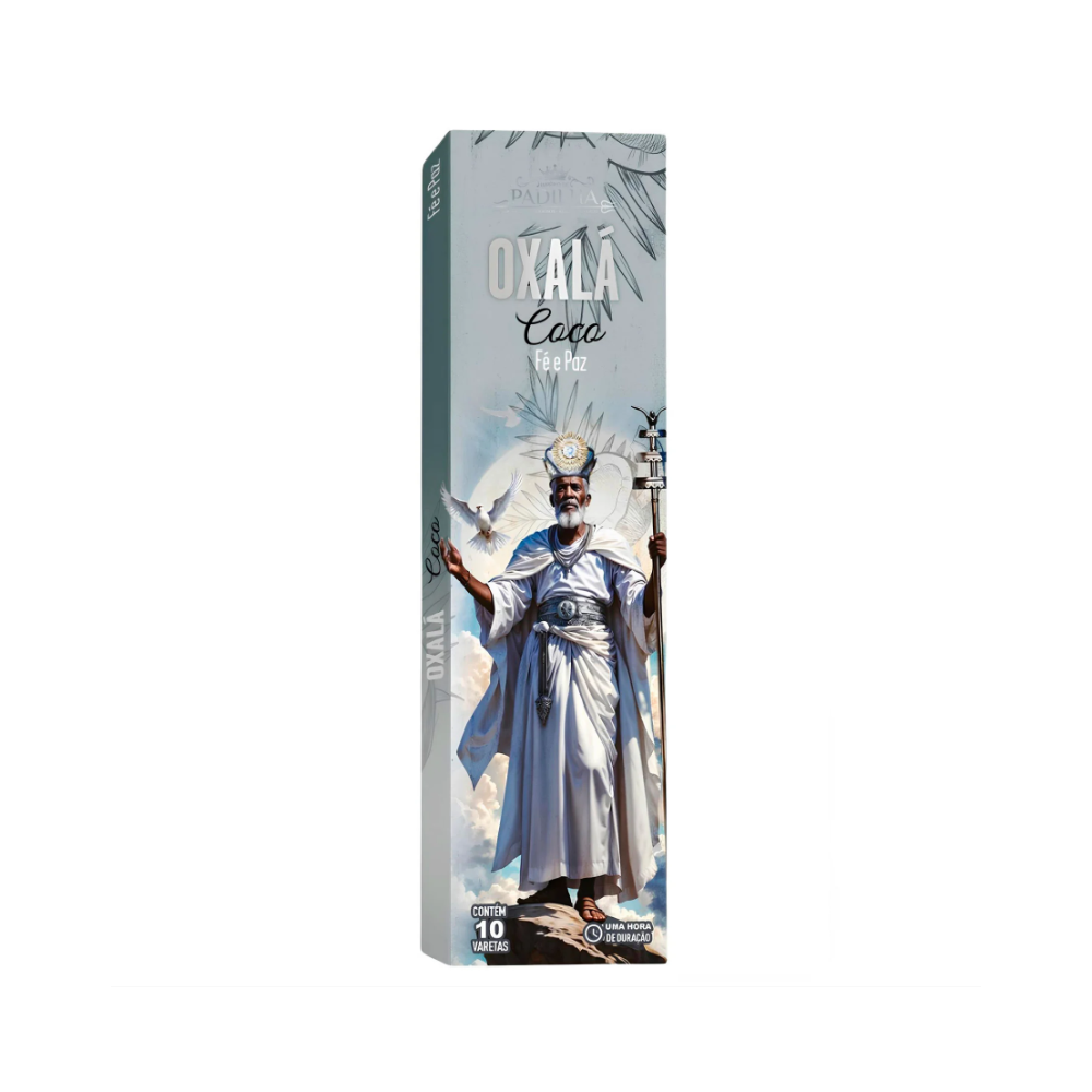 Incenso Premium 10 Varetas Oxalá Coco