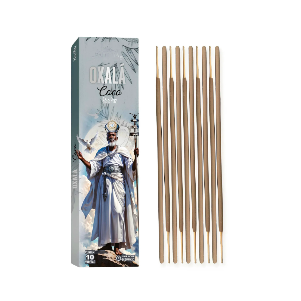 Incenso Premium 10 Varetas Oxalá Coco - Imagem 2