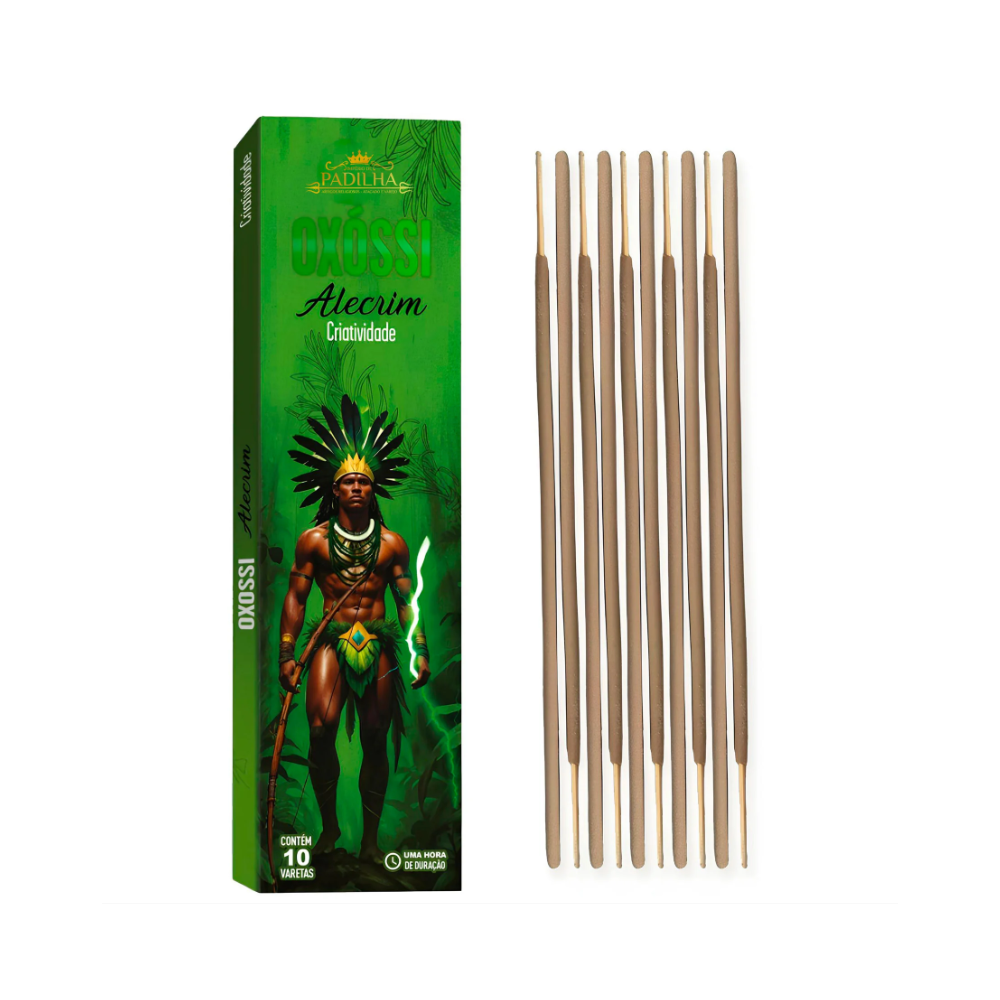 Incenso Premium 10 Varetas Oxossi Alecrim - Imagem 2