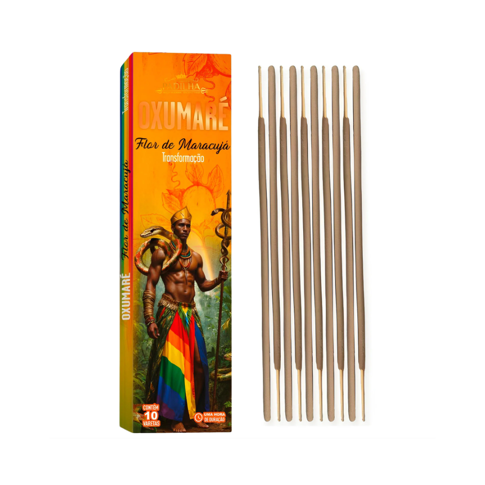 Incenso Premium 10 Varetas Oxumaré Flor de Maracujá - Imagem 2