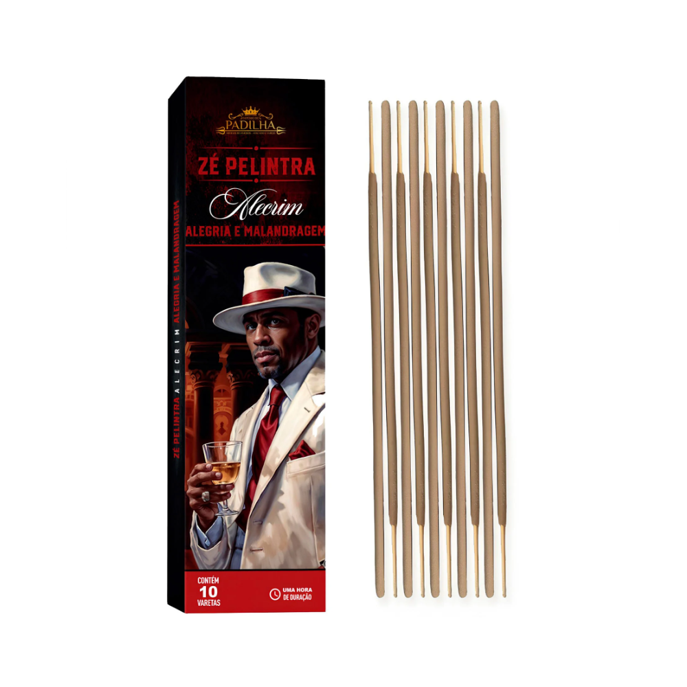 Incenso Premium 10 Varetas Zé Pelintra Alecrim - Imagem 2