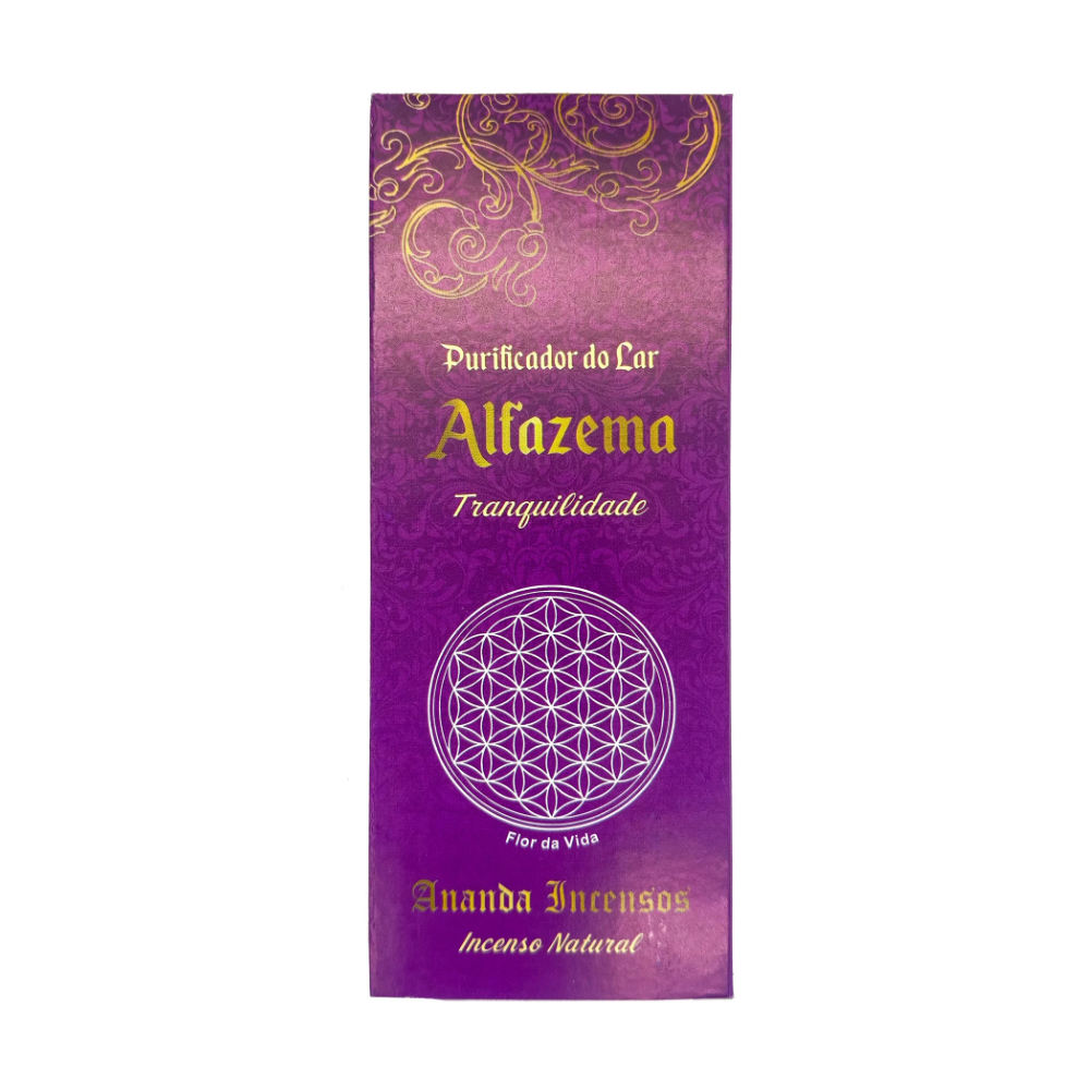 Incenso Purificador Do Lar Aromaterapia 9 Bastões Alfazema