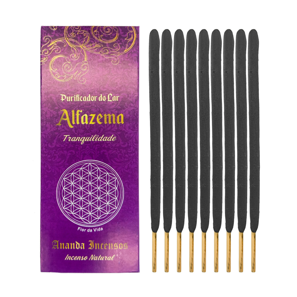 Incenso Purificador Do Lar Aromaterapia 9 Bastões Alfazema - Imagem 2