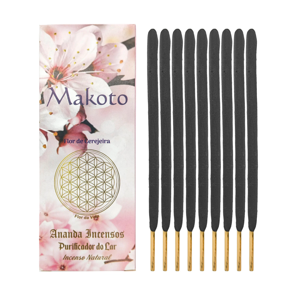 Incenso Purificador Do Lar Aromaterapia 9 Bastões Makoto - Imagem 2