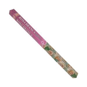 Incenso Varetas Perfumadas Guda Rosa Branca