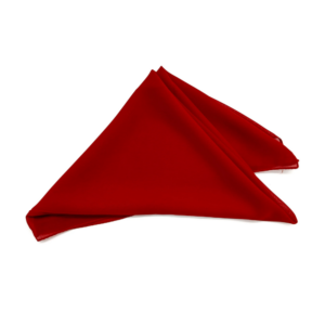 Lenço De Tecido Vermelho Premium Liso Para Boiadeiro