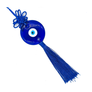 Pendulo Olho Grego C/ Tassel Amuleto De Proteção P/ Casa