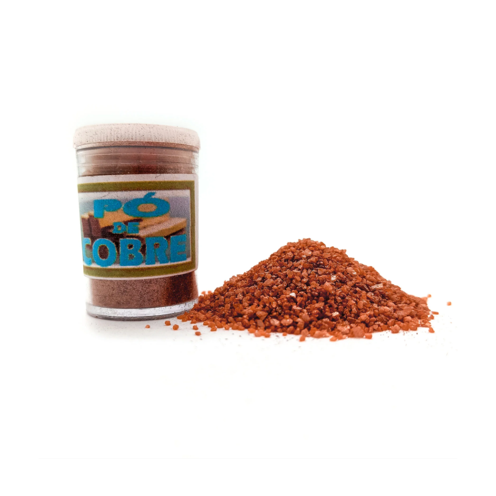 Pó De Mironga Cobre Para Sucesso Em Rituais E Assentamentos