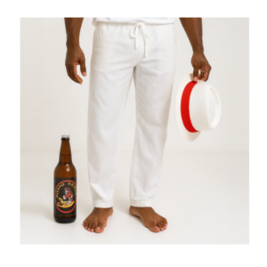 Roupa Calça Branca Oxford Uniforme Umbanda Candomblé Espiritismo