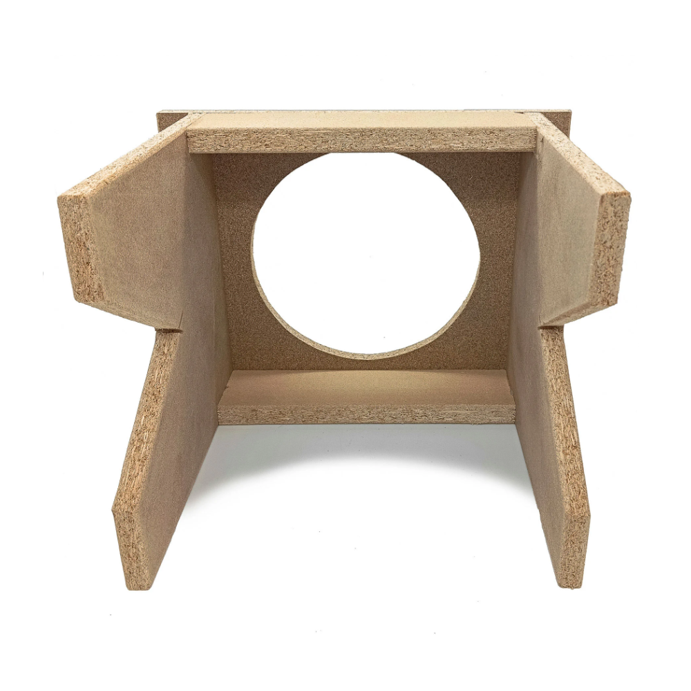 Suporte Banco Atabaque 1 Furo Mdf/Mdp Simples - Imagem 4
